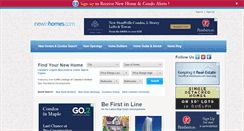 Desktop Screenshot of newinhomes.com